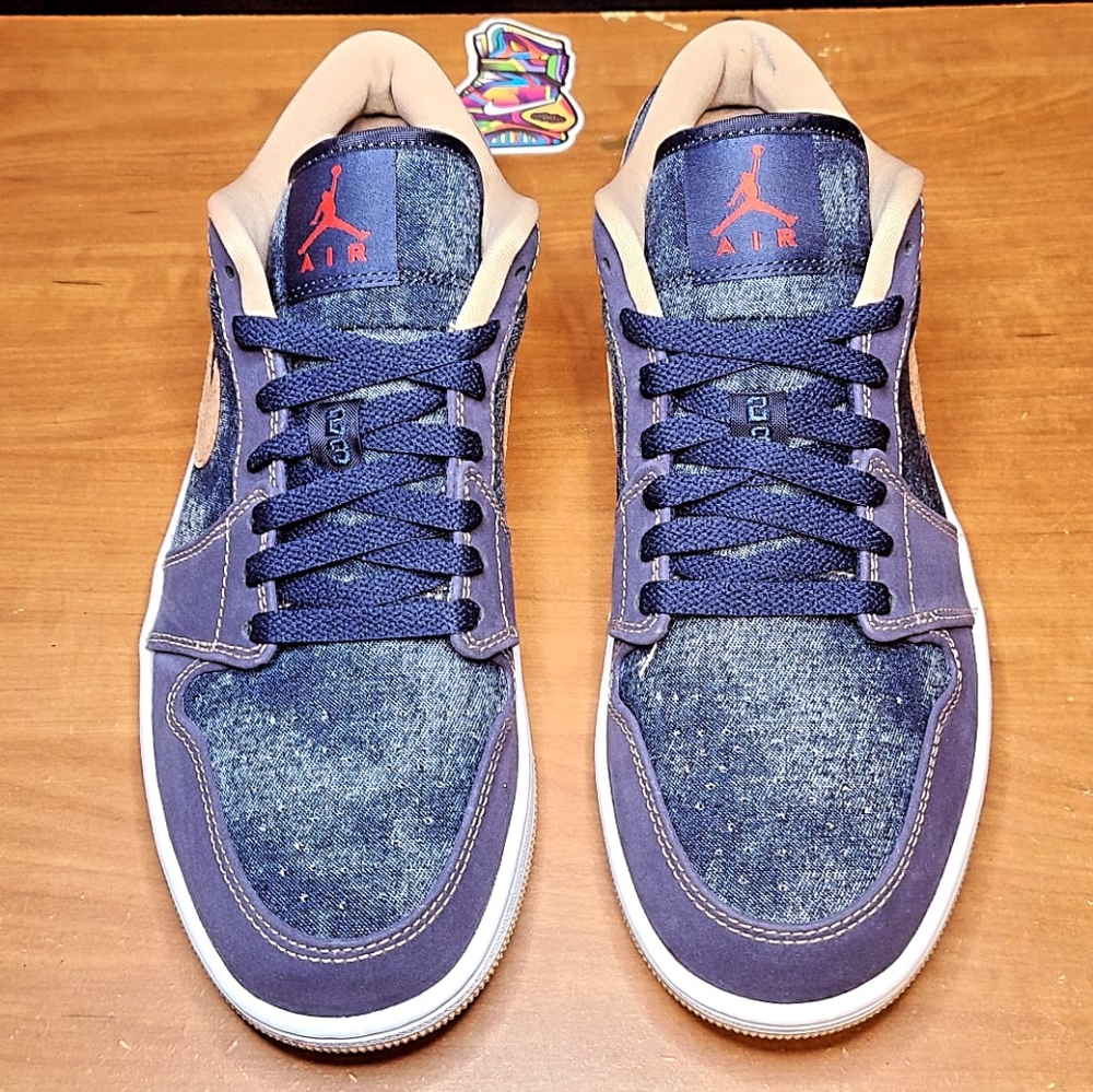 Air Jordan 1 Low Denim Midnight Navy